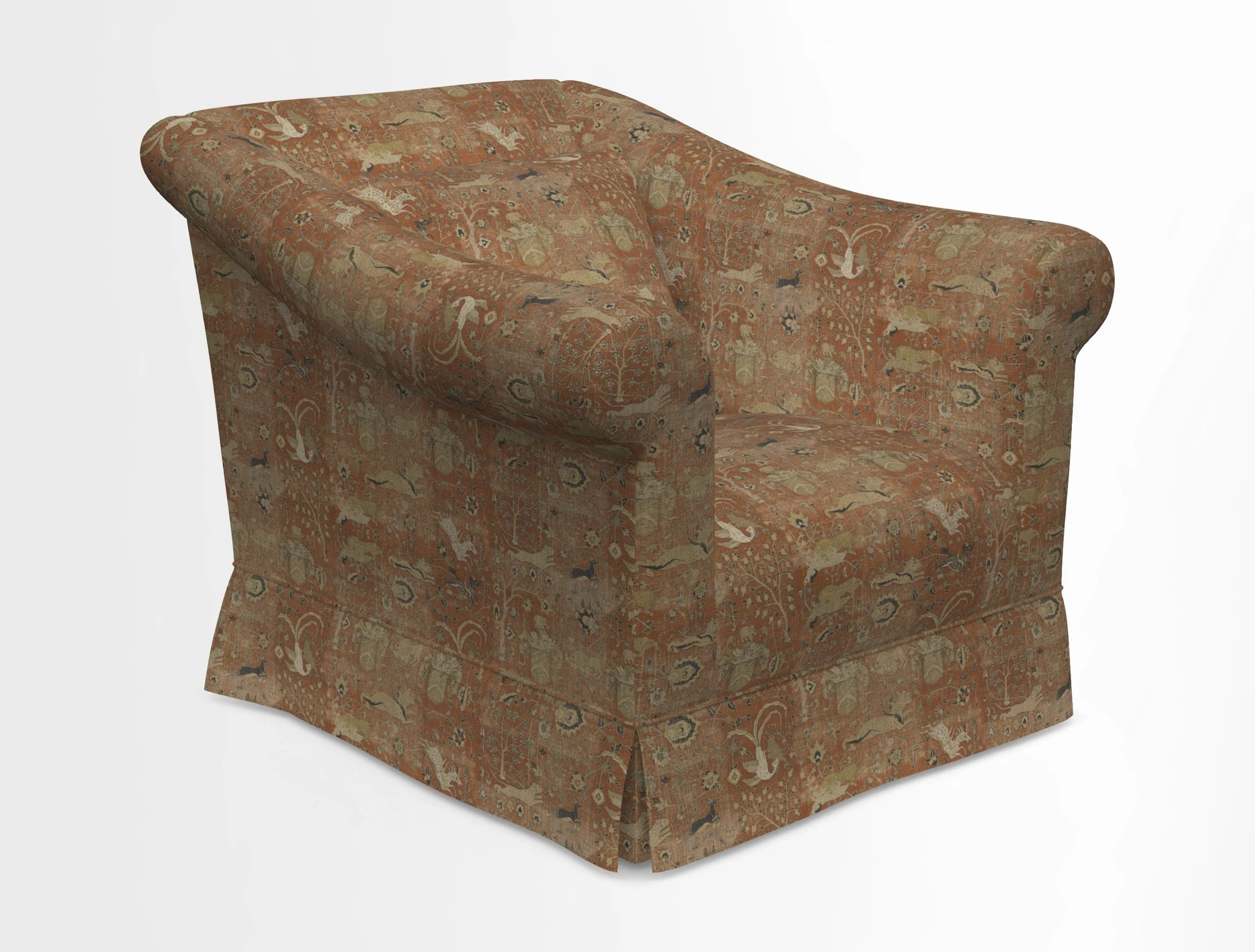 Turnberry Chair in Two Tone Plain Biscuit 