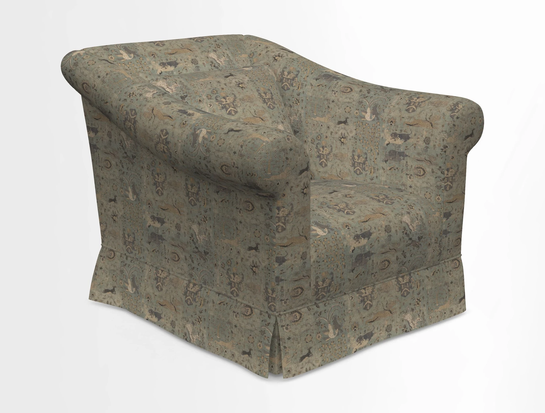 Turnberry Chair in Two Tone Plain Biscuit 