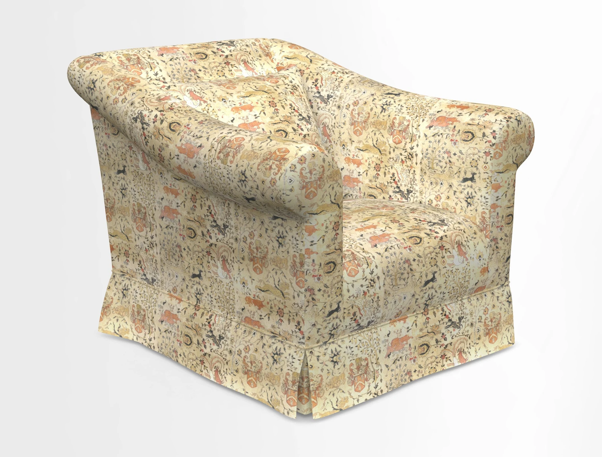 Turnberry Chair in Two Tone Plain Biscuit 