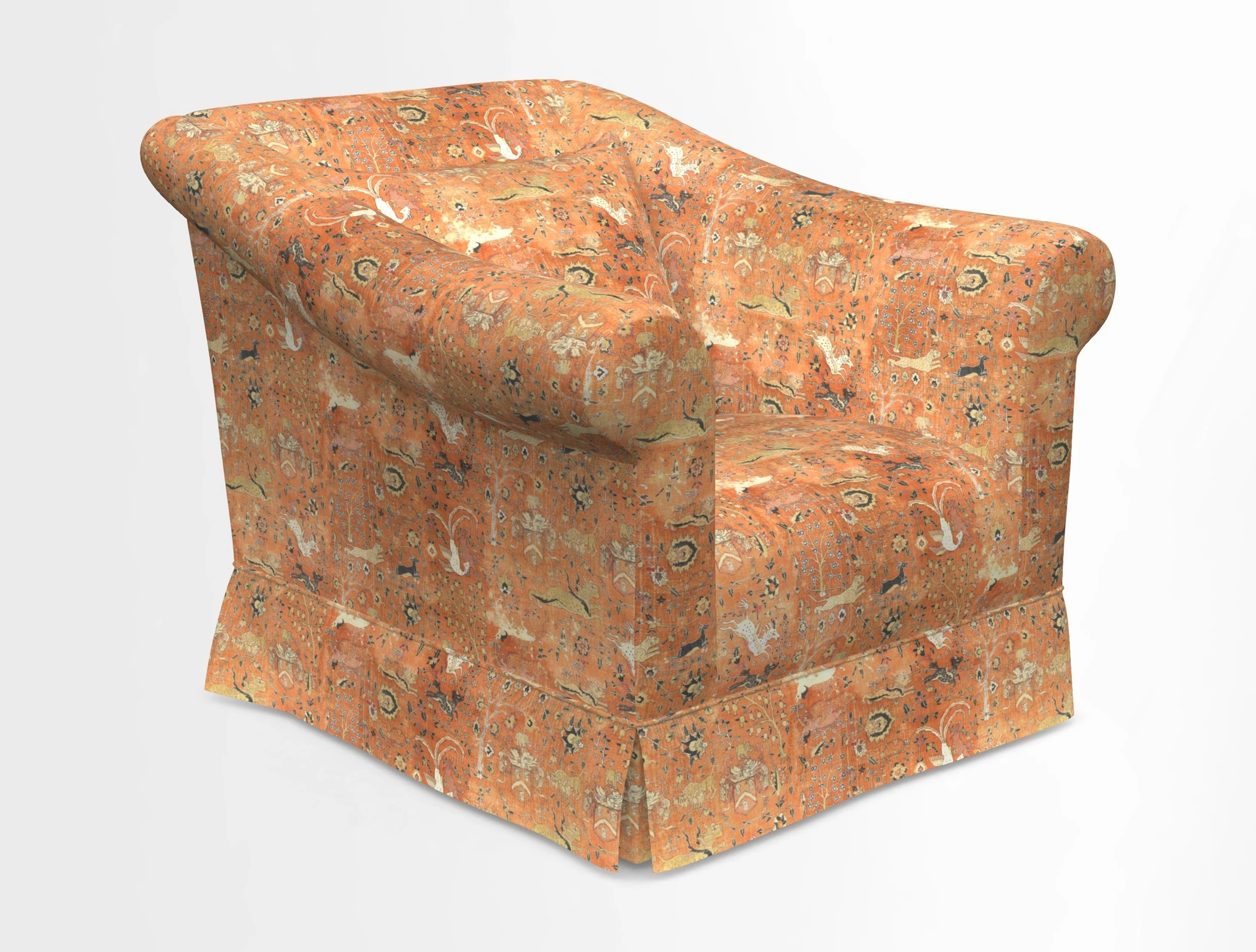 Turnberry Chair in Two Tone Plain Biscuit 