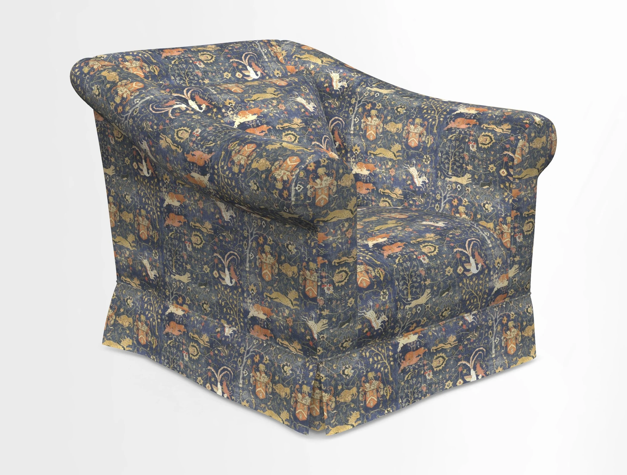 Turnberry Chair in Two Tone Plain Biscuit 