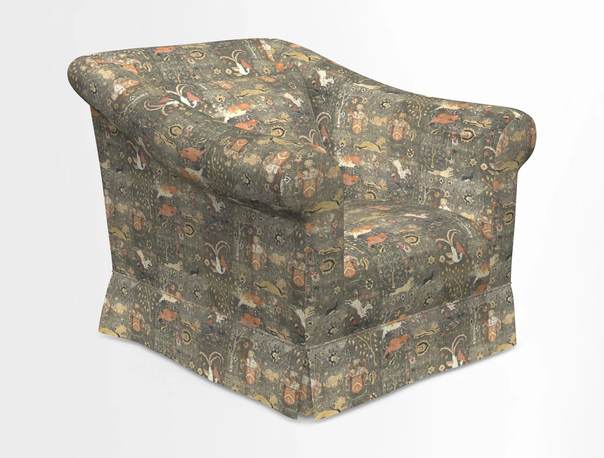 Turnberry Chair in Two Tone Plain Biscuit 