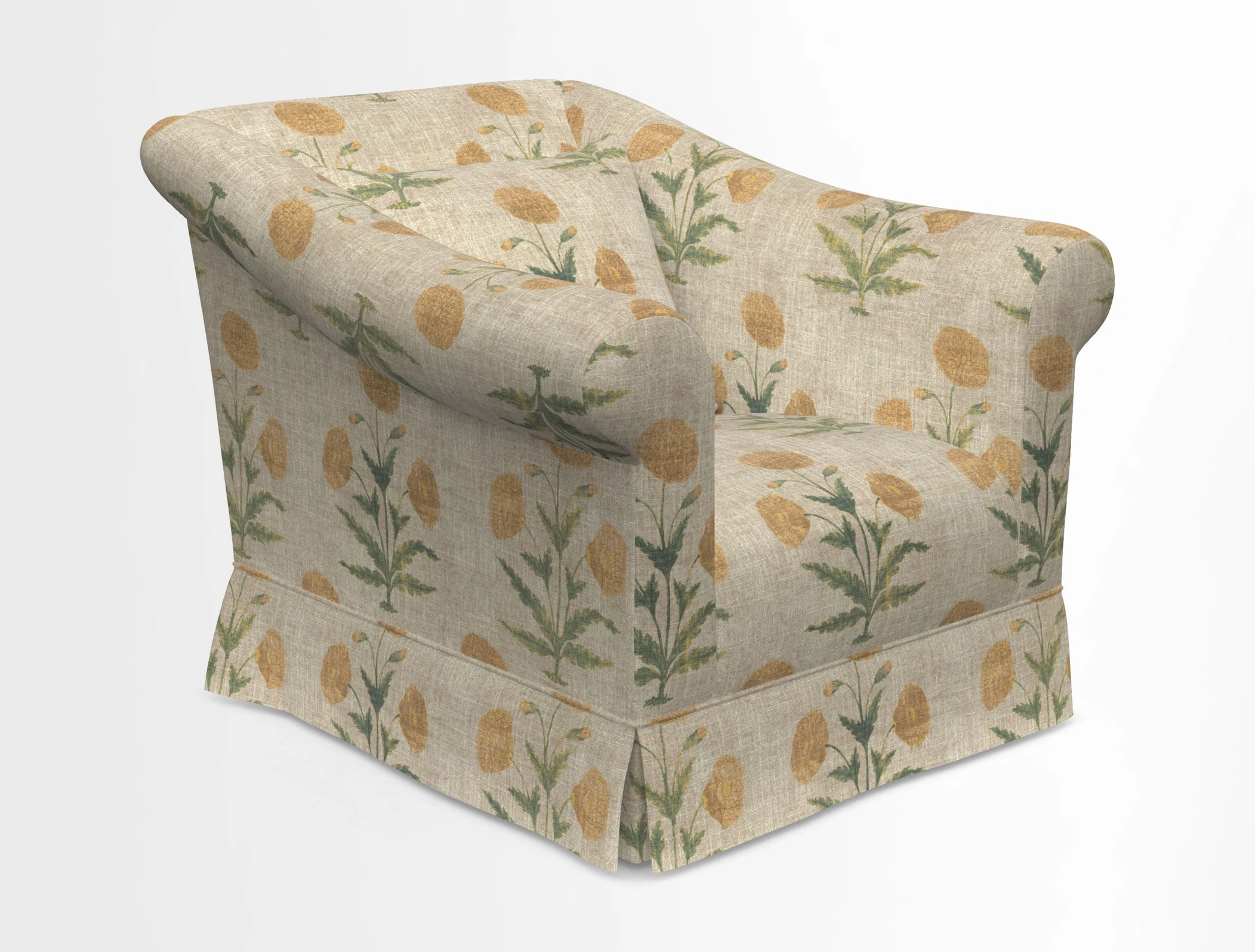 Turnberry Chair in Two Tone Plain Biscuit 