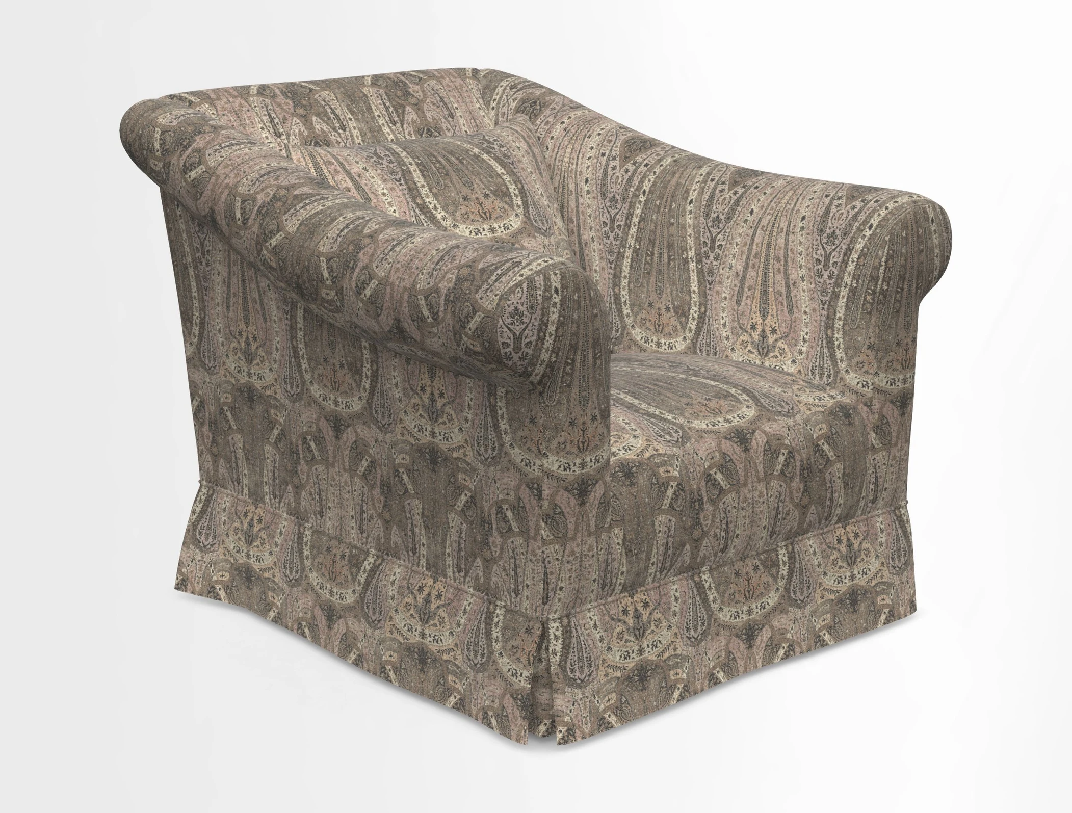 Turnberry Chair in Two Tone Plain Biscuit 