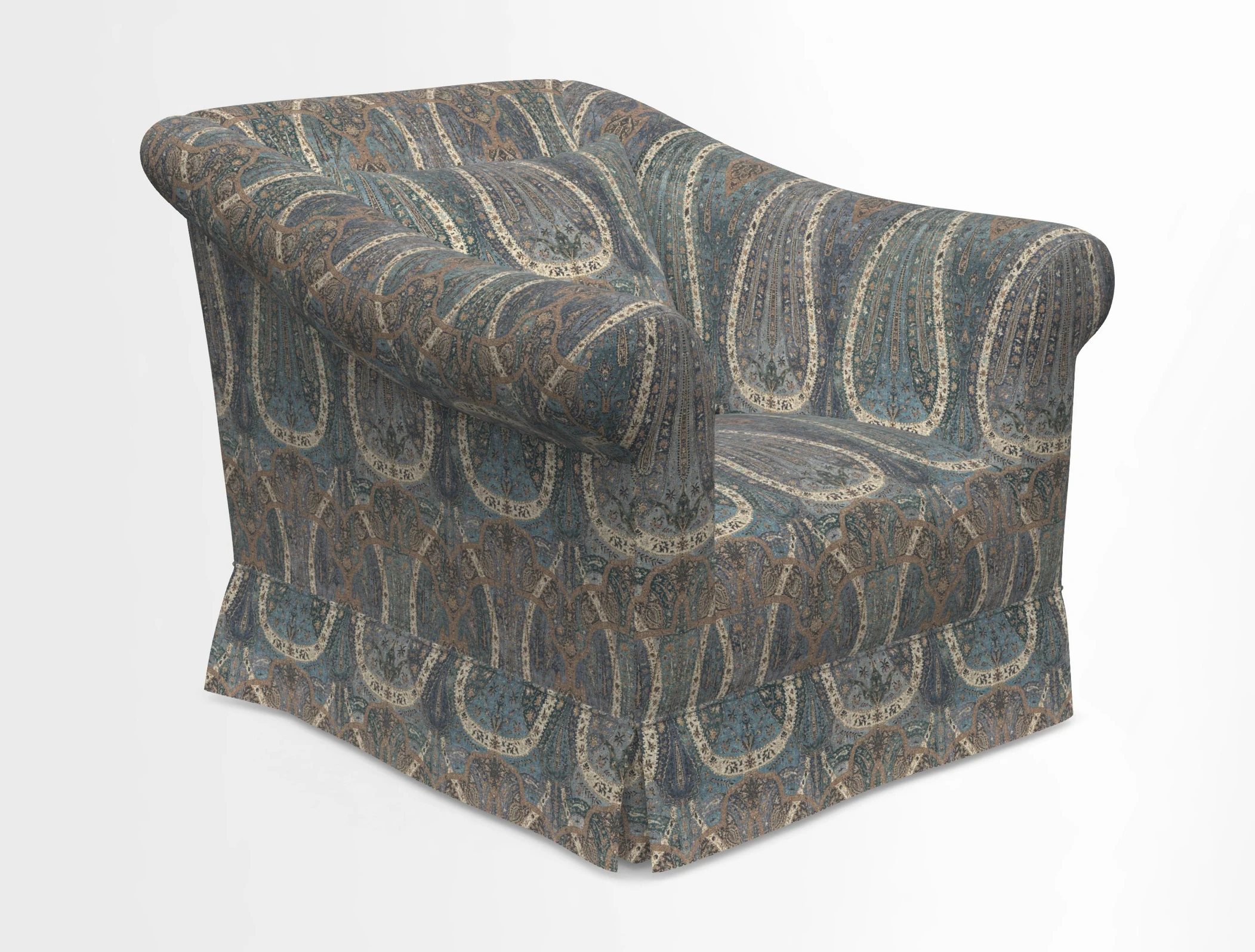 Turnberry Chair in Two Tone Plain Biscuit 