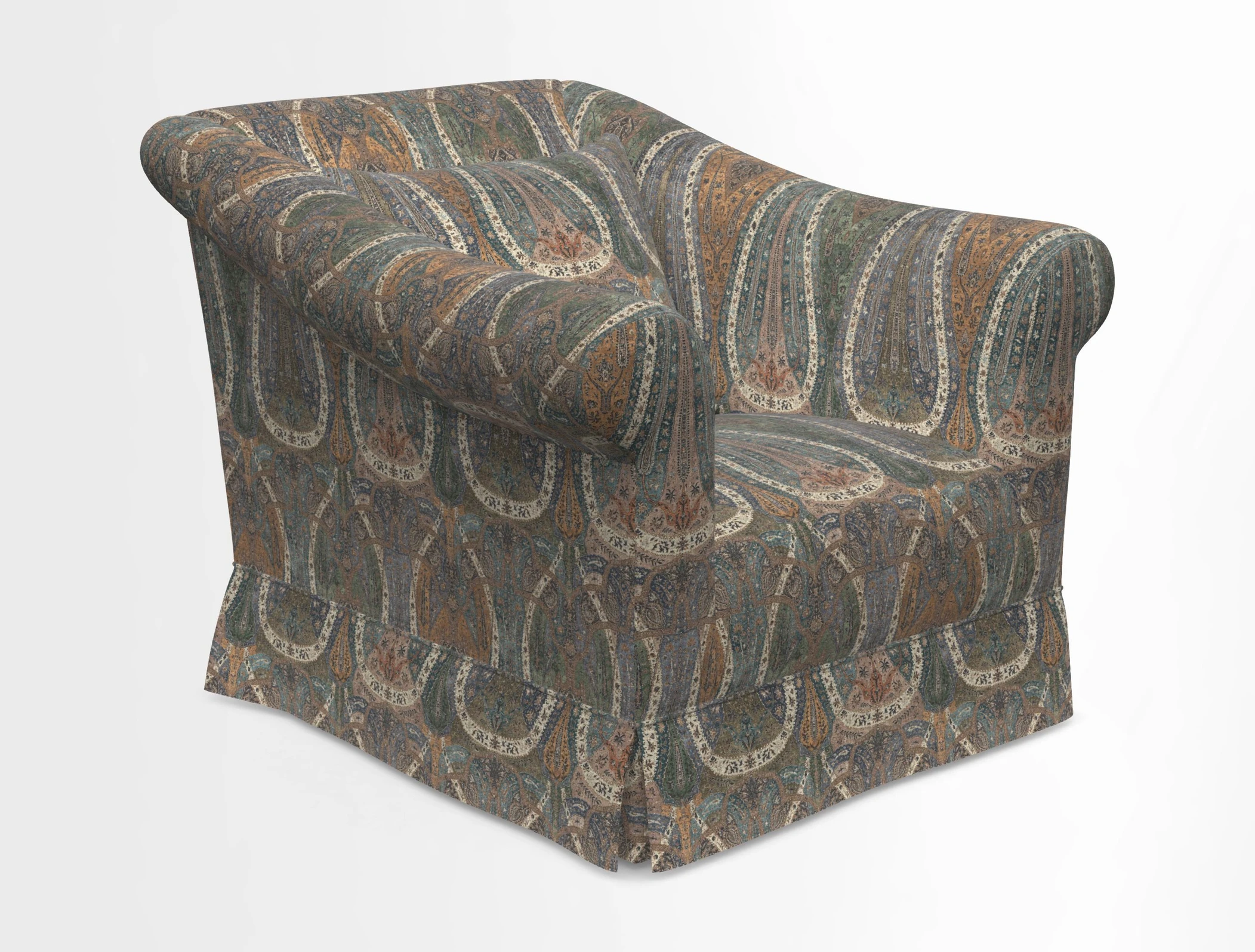 Turnberry Chair in Two Tone Plain Biscuit 