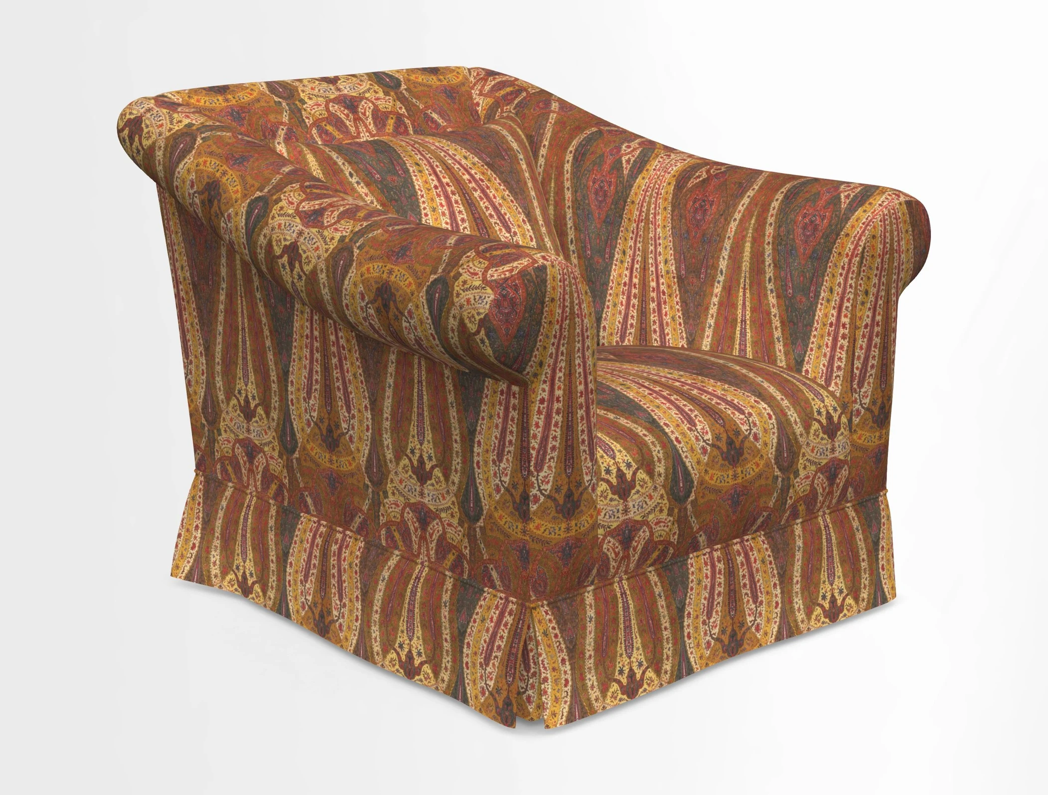 Turnberry Chair in Two Tone Plain Biscuit 