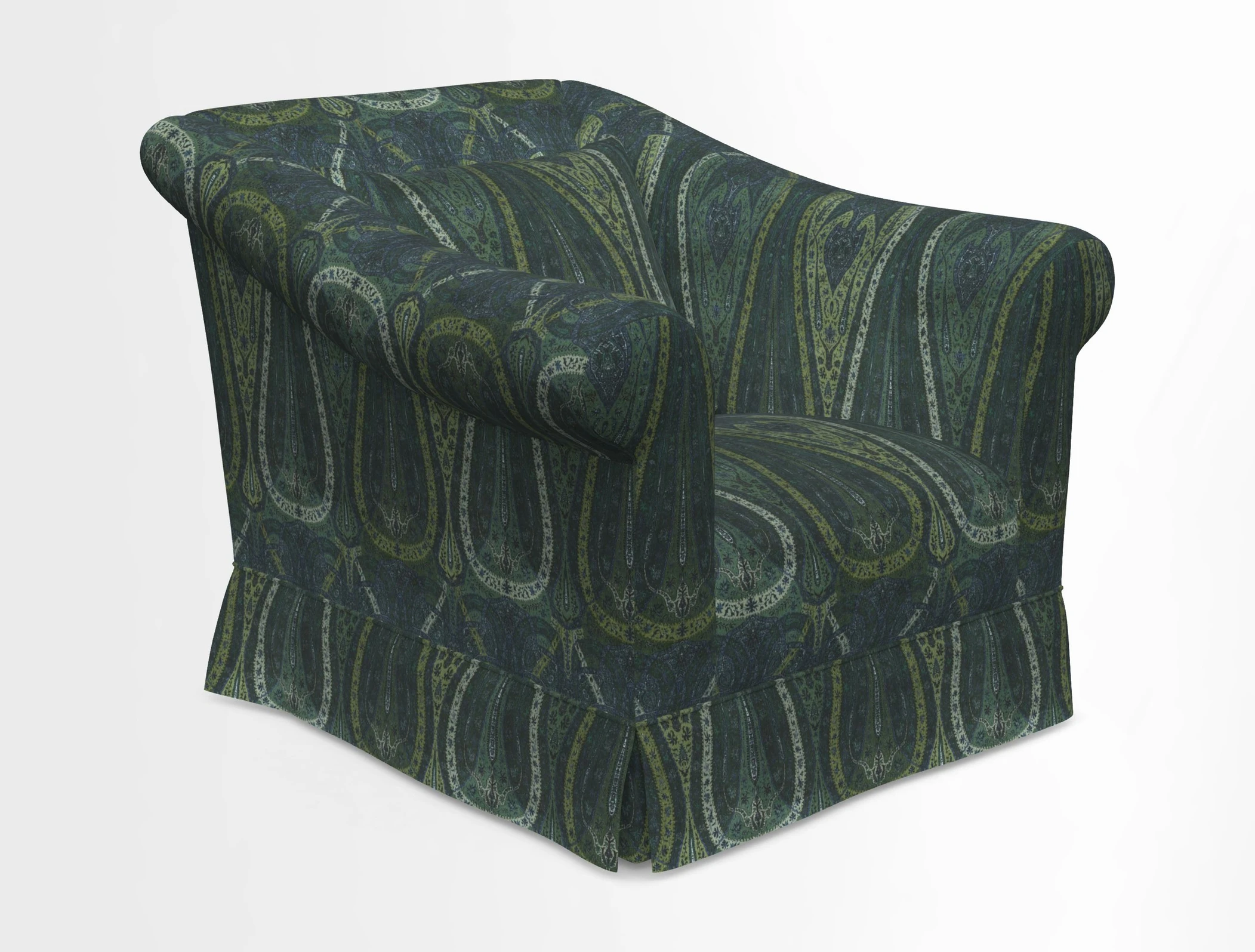 Turnberry Chair in Two Tone Plain Biscuit 