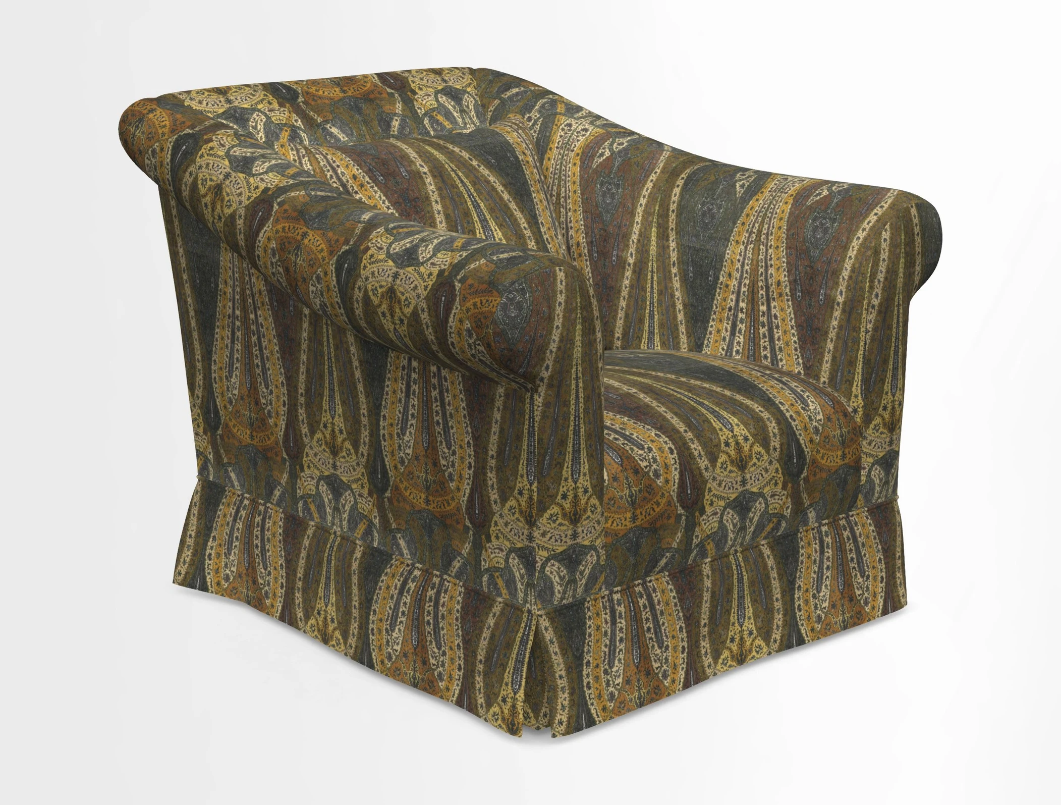 Turnberry Chair in Two Tone Plain Biscuit 