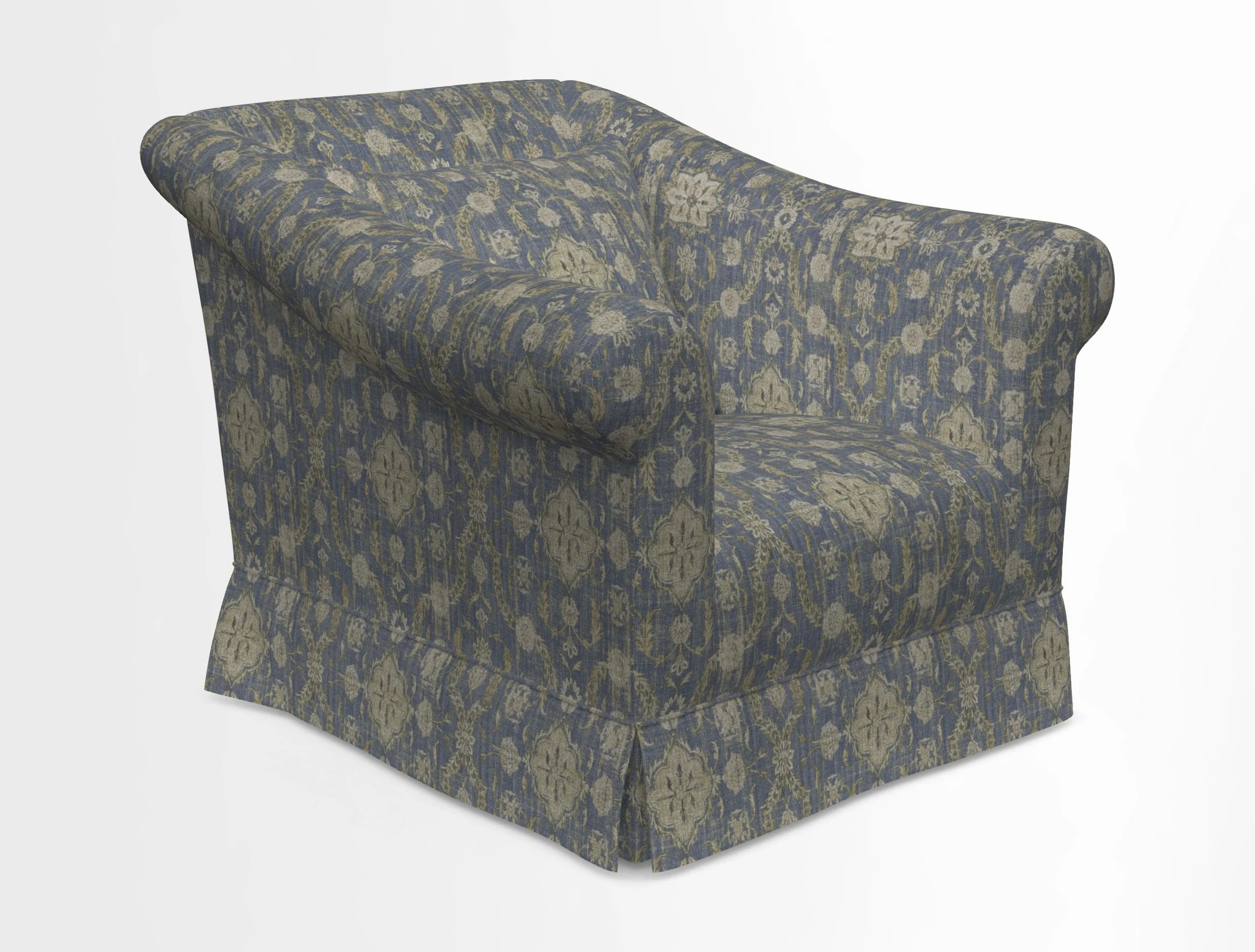 Turnberry Chair in Two Tone Plain Biscuit 