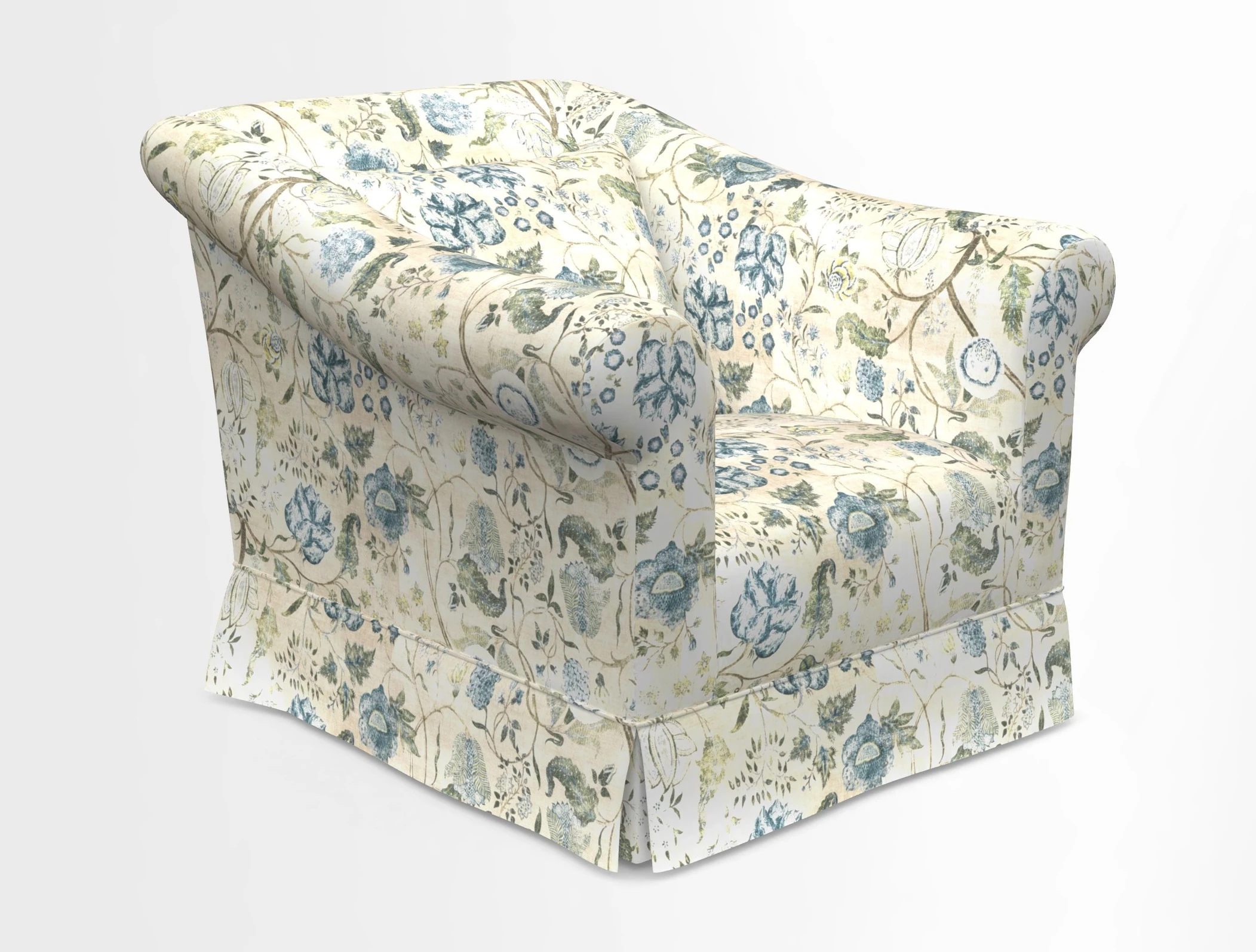 Turnberry Chair in Two Tone Plain Biscuit 