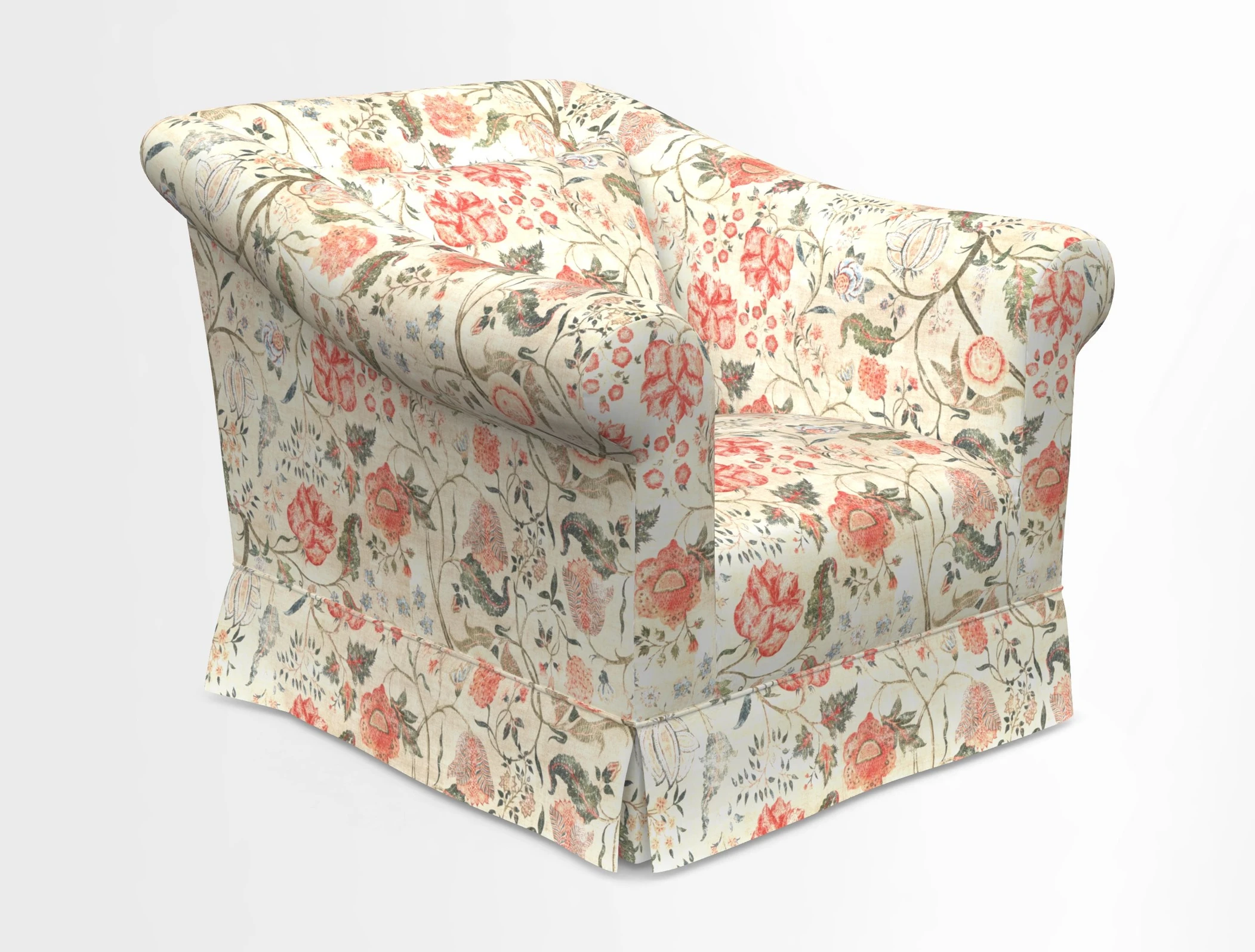 Turnberry Chair in Two Tone Plain Biscuit 