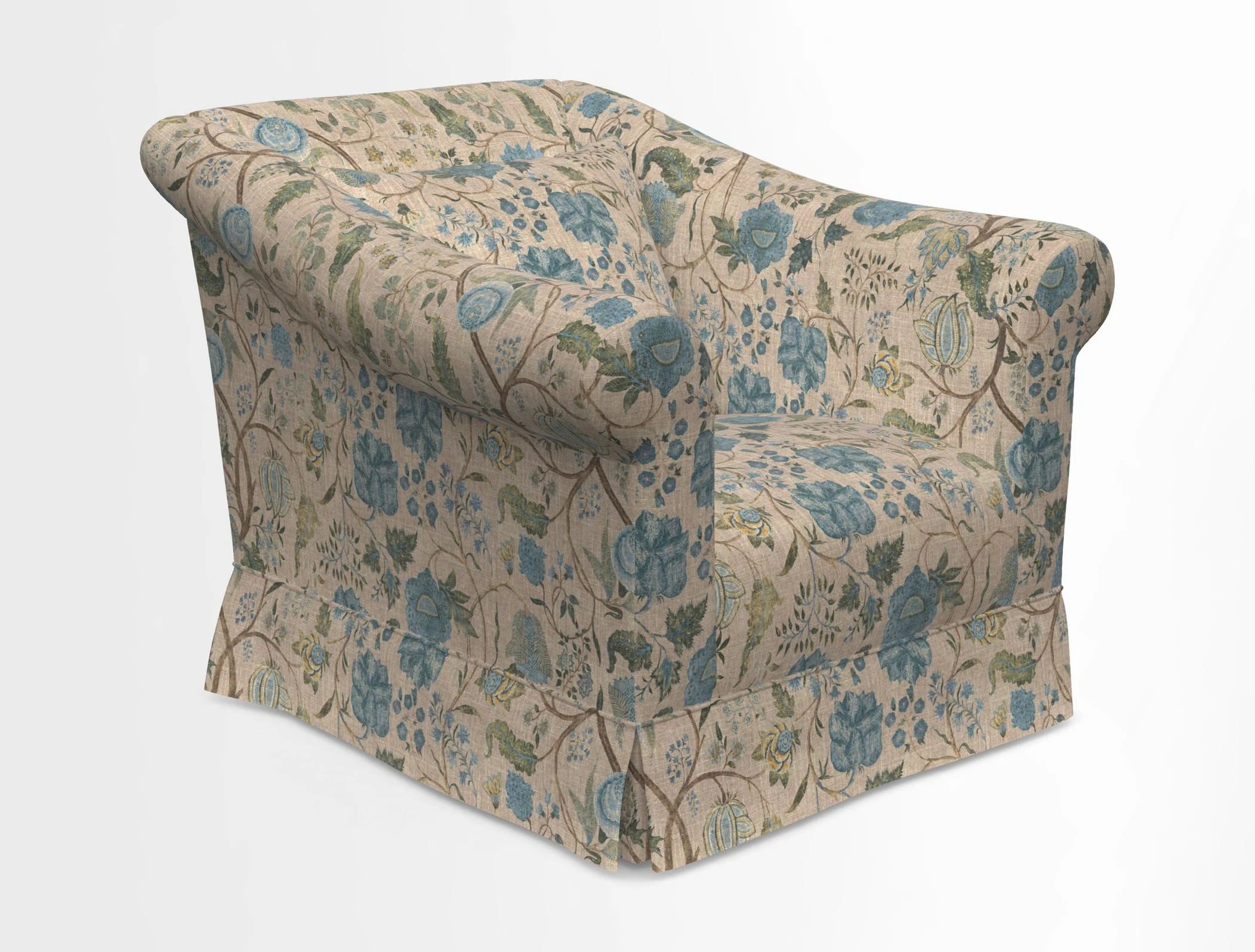 Turnberry Chair in Two Tone Plain Biscuit 