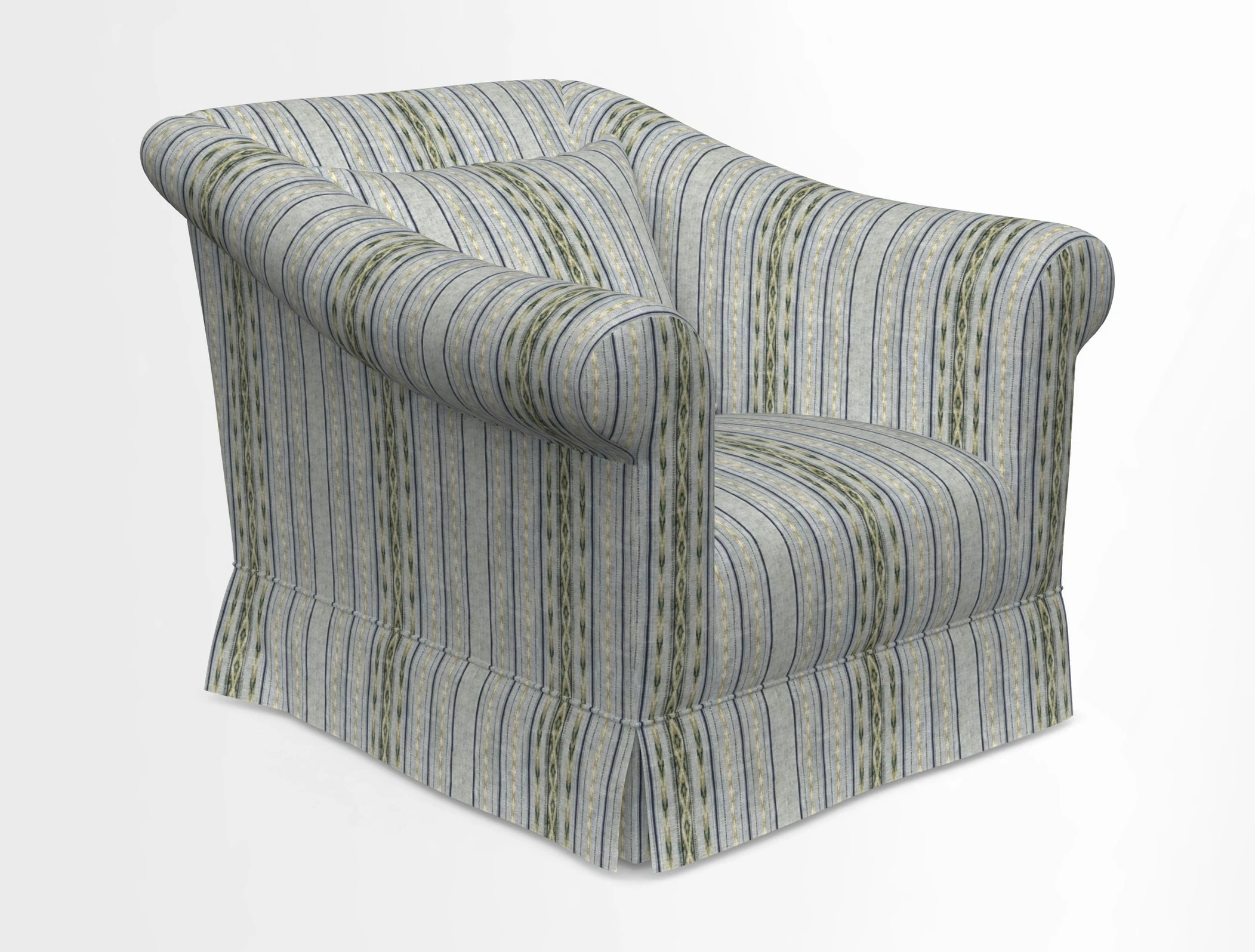 Turnberry Chair in Two Tone Plain Biscuit 