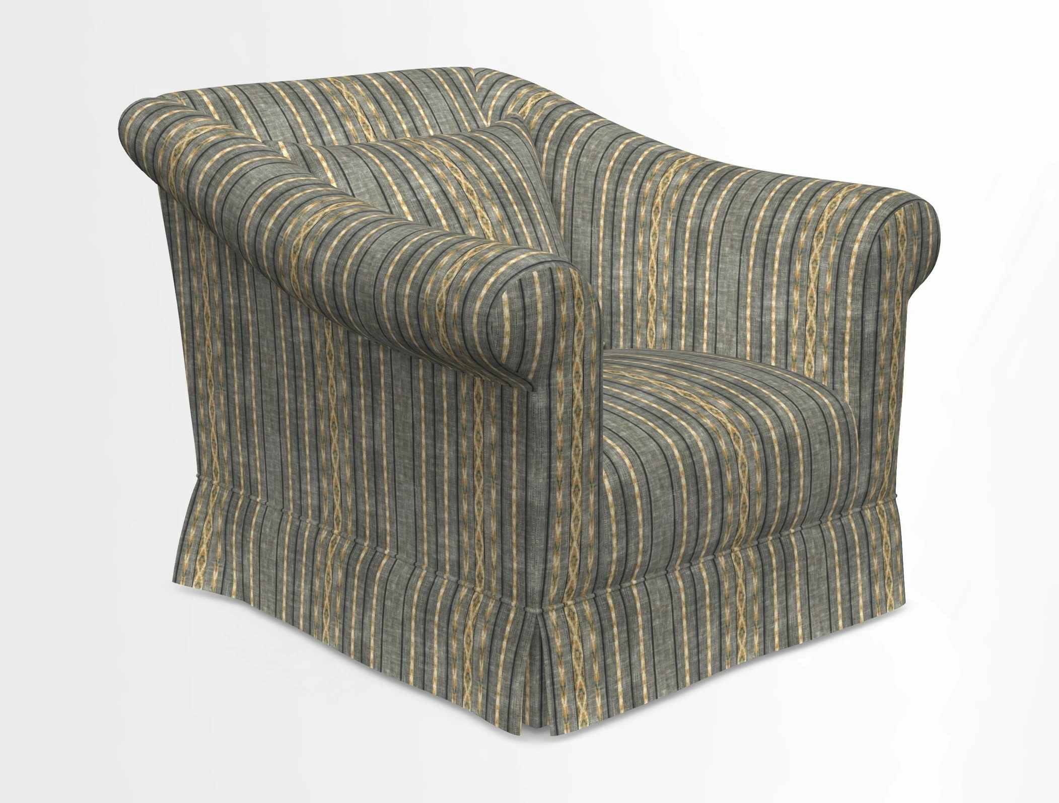 Turnberry Chair in Two Tone Plain Biscuit 