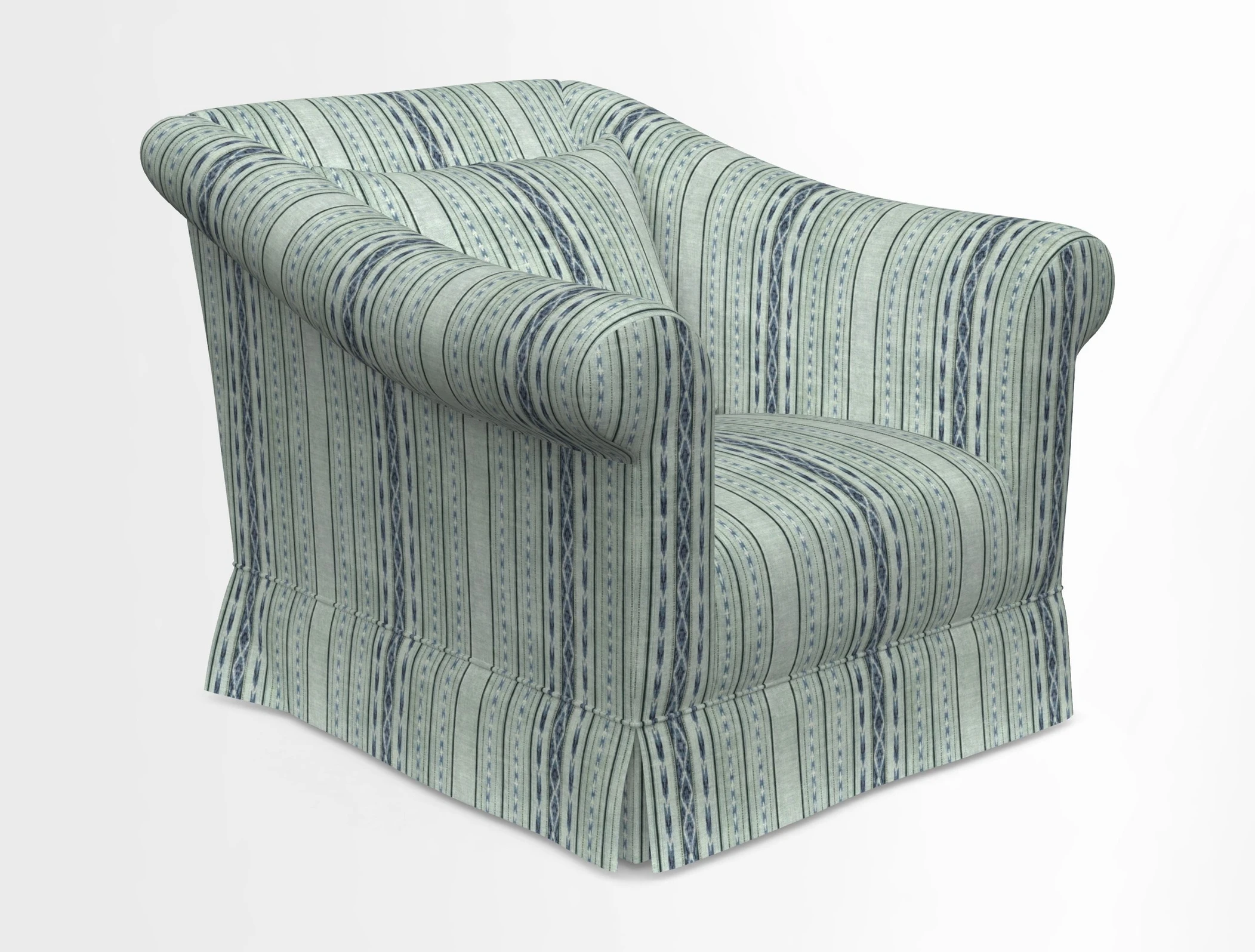 Turnberry Chair in Two Tone Plain Biscuit 