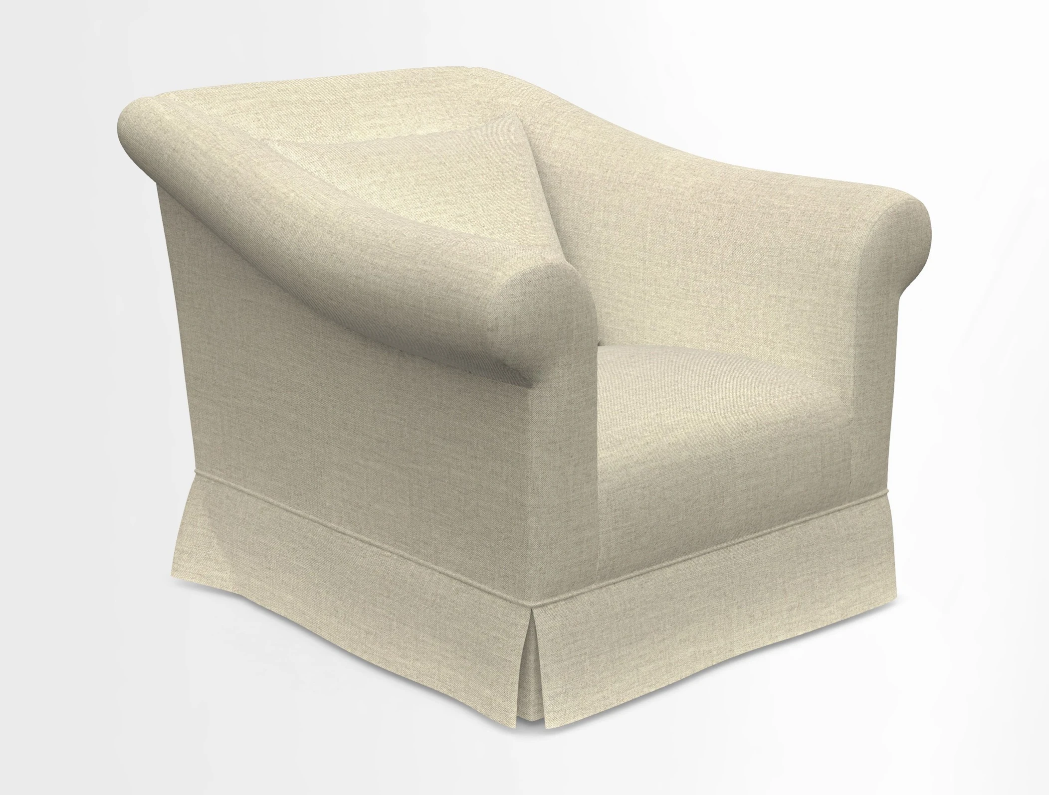Turnberry Chair in Two Tone Plain Biscuit 