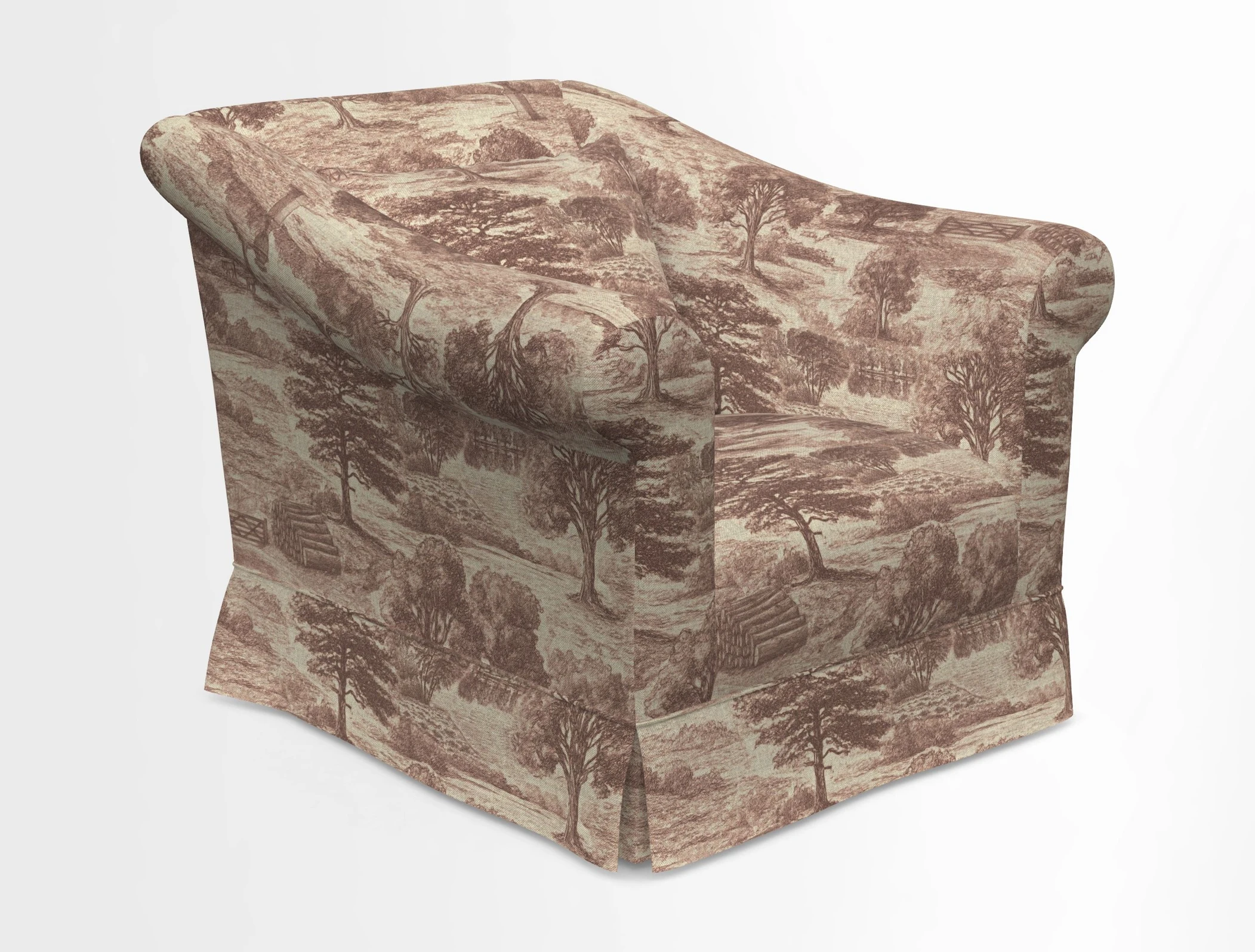 Turnberry Chair in Two Tone Plain Biscuit 