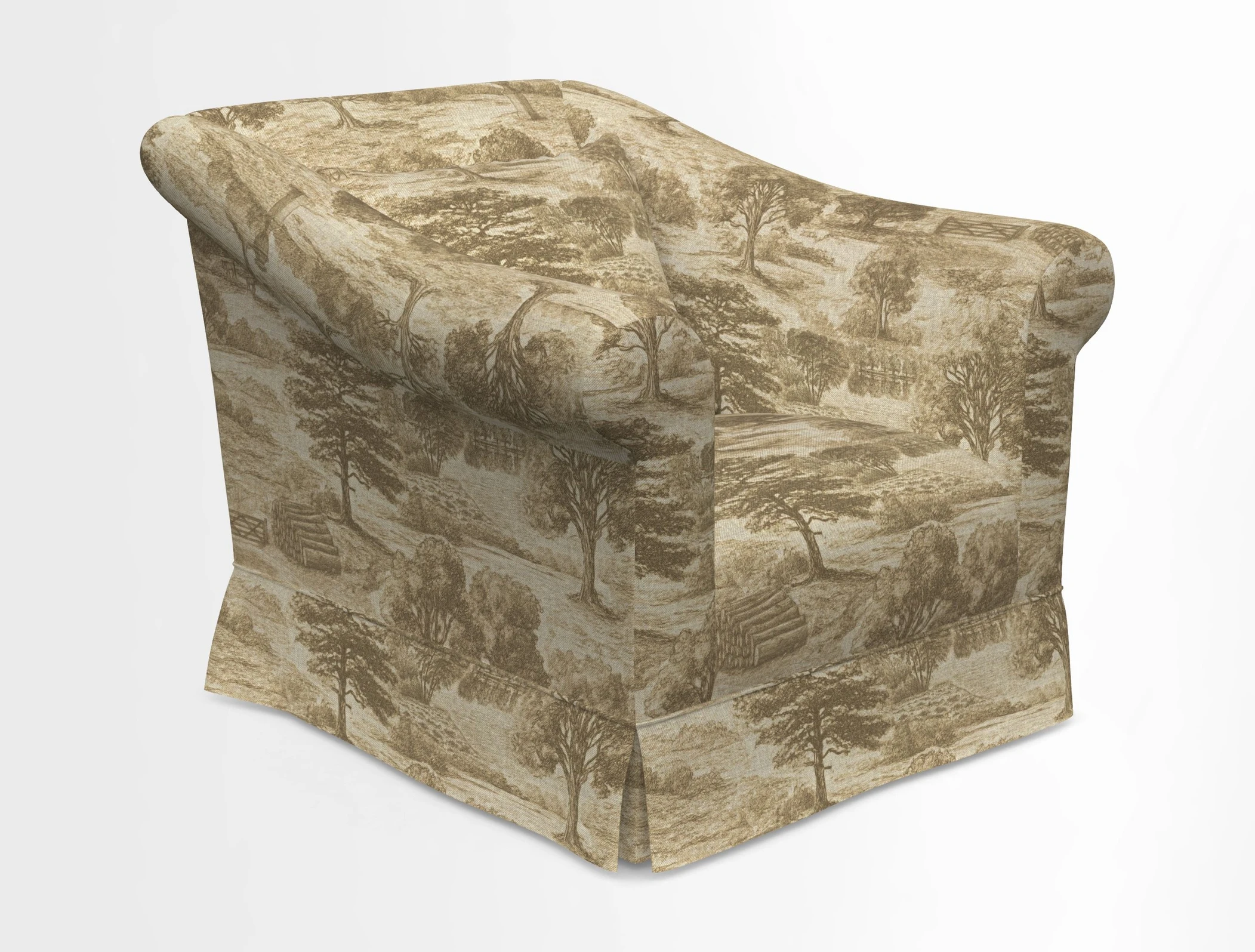 Turnberry Chair in Two Tone Plain Biscuit 