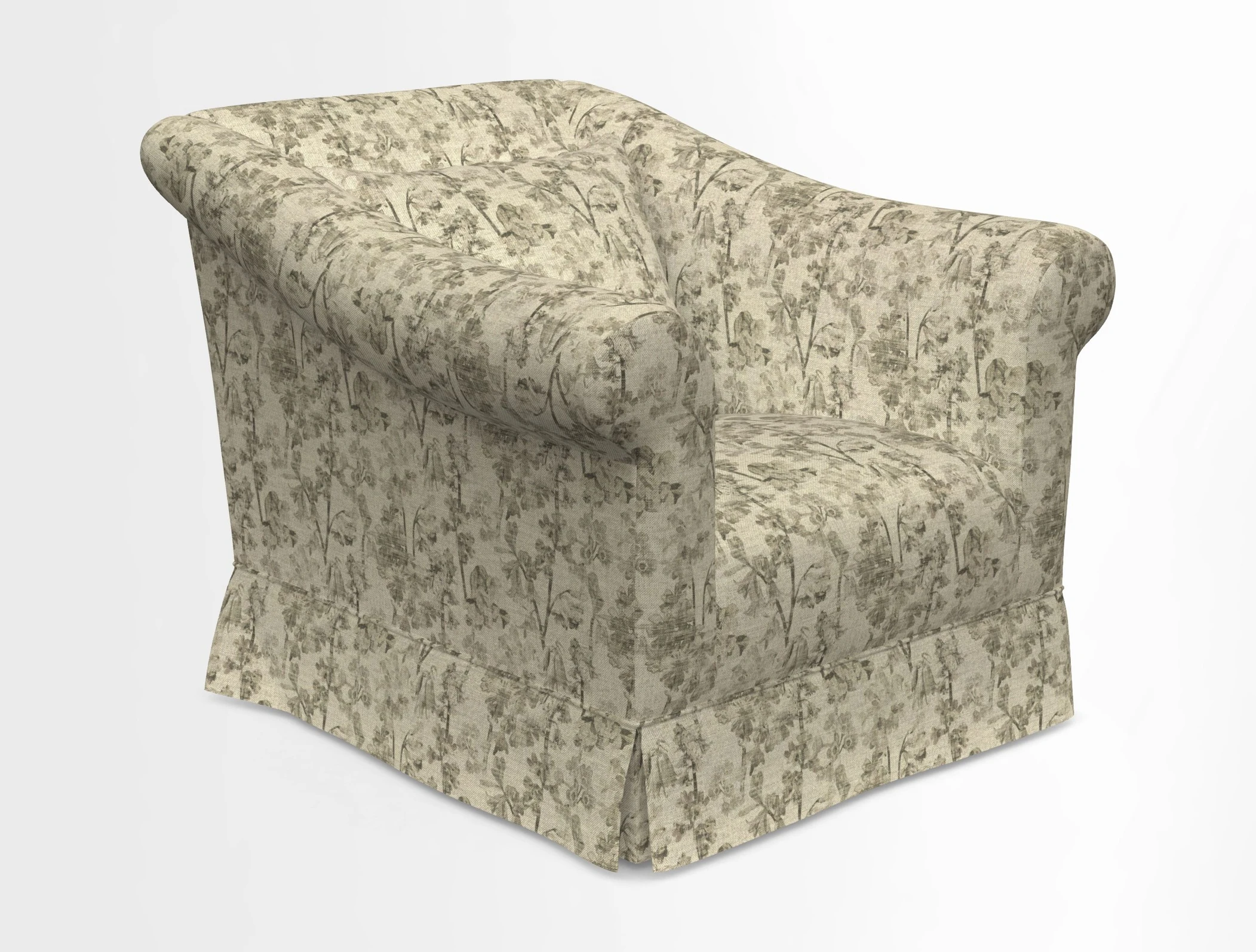Turnberry Chair in Two Tone Plain Biscuit 