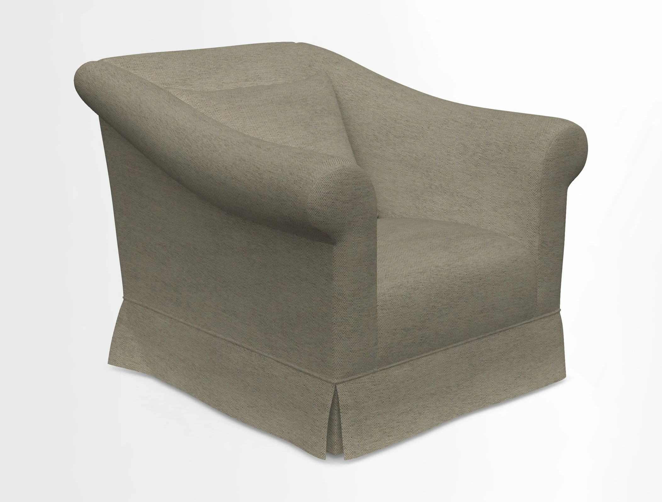 Turnberry Chair in Two Tone Plain Biscuit 