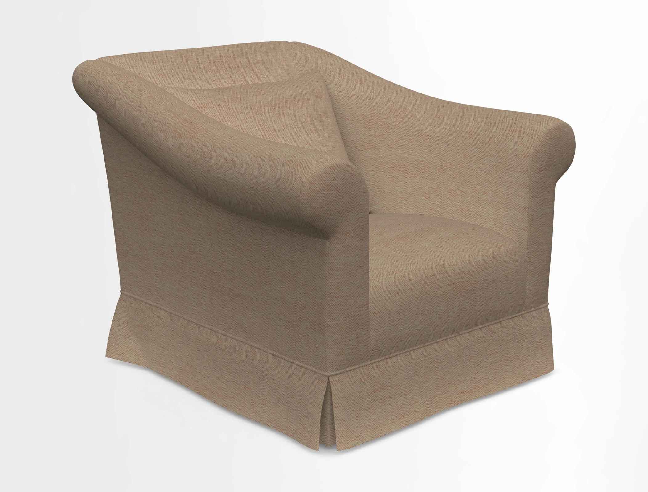 Turnberry Chair in Two Tone Plain Biscuit 