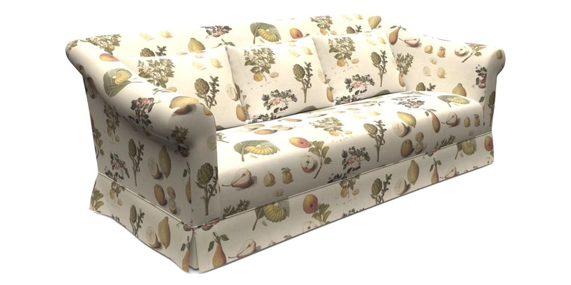 Turnberry 3 Seater Sofa in Sussex Stripe Cinnamon