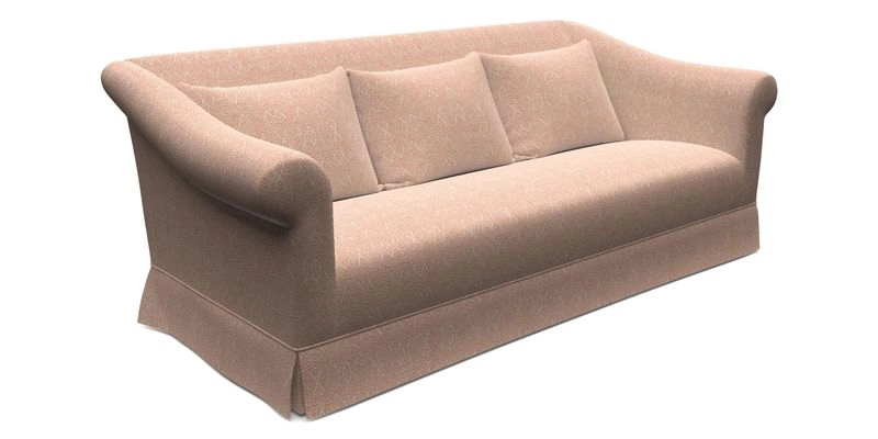 Turnberry 3 Seater Sofa in Sussex Stripe Cinnamon