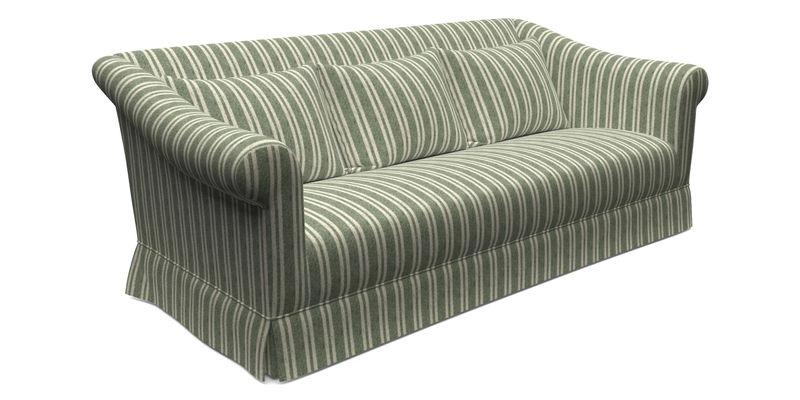 Turnberry 3 Seater Sofa in Sussex Stripe Cinnamon