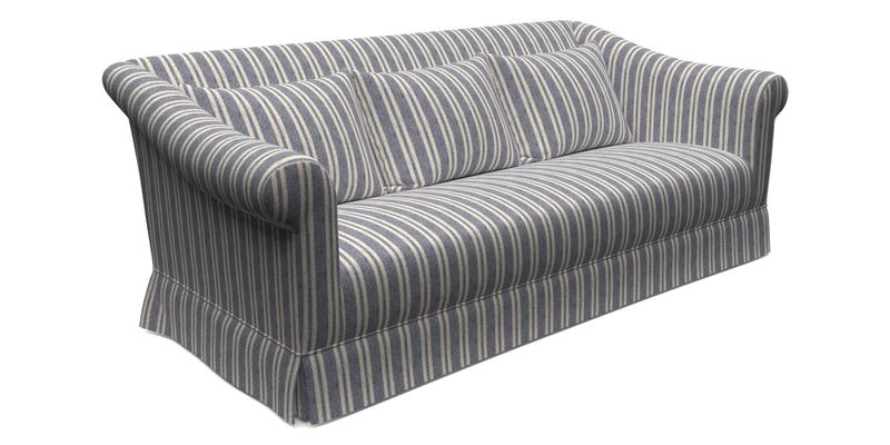 Turnberry 3 Seater Sofa in Sussex Stripe Cinnamon