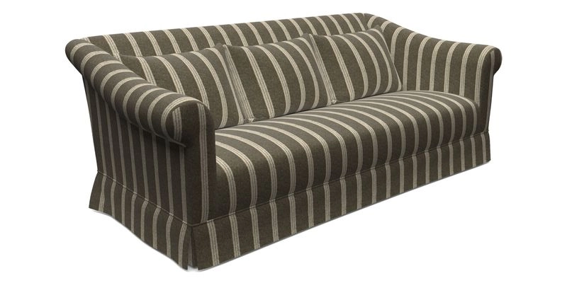 Turnberry 3 Seater Sofa in Sussex Stripe Cinnamon
