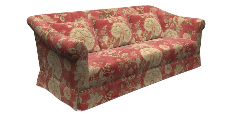 Turnberry 3 Seater Sofa in Sussex Stripe Cinnamon