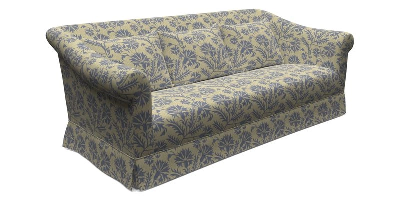 Turnberry 3 Seater Sofa in Sussex Stripe Cinnamon