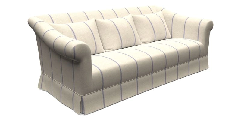 Turnberry 3 Seater Sofa in Sussex Stripe Cinnamon