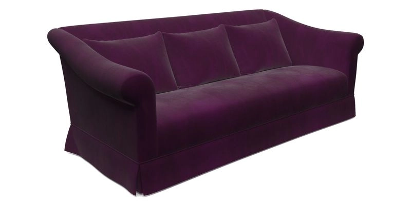 Turnberry 3 Seater Sofa in Sussex Stripe Cinnamon