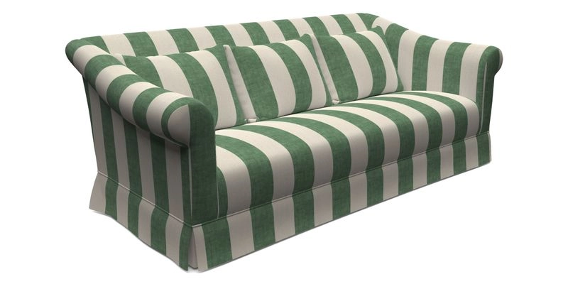 Turnberry 3 Seater Sofa in Sussex Stripe Cinnamon