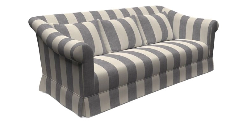 Turnberry 3 Seater Sofa in Sussex Stripe Cinnamon