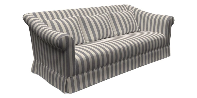 Turnberry 3 Seater Sofa in Sussex Stripe Cinnamon