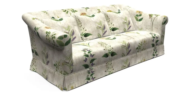 Turnberry 3 Seater Sofa in Sussex Stripe Cinnamon