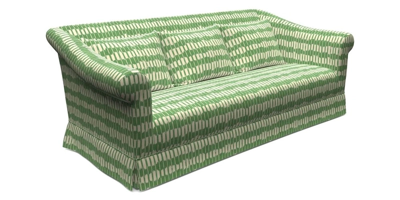 Turnberry 3 Seater Sofa in Sussex Stripe Cinnamon