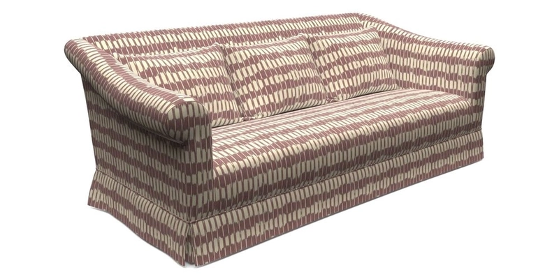 Turnberry 3 Seater Sofa in Sussex Stripe Cinnamon