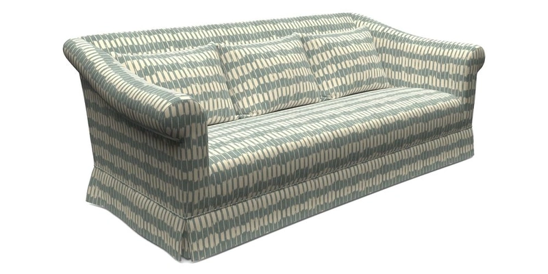 Turnberry 3 Seater Sofa in Sussex Stripe Cinnamon
