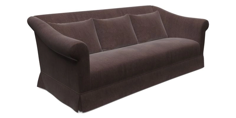 Turnberry 3 Seater Sofa in Sussex Stripe Cinnamon