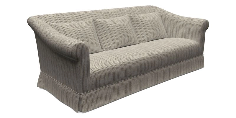 Turnberry 3 Seater Sofa in Sussex Stripe Cinnamon