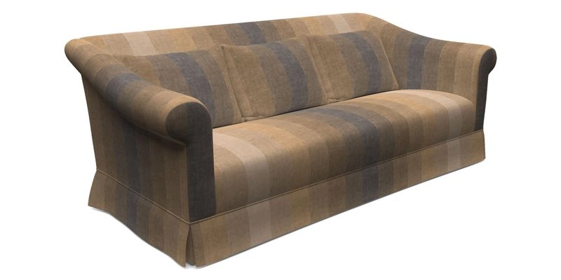 Turnberry 3 Seater Sofa in Sussex Stripe Cinnamon