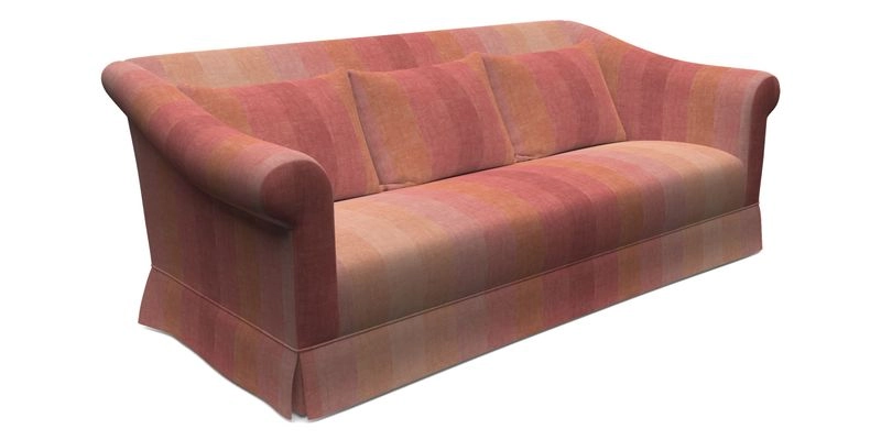 Turnberry 3 Seater Sofa in Sussex Stripe Cinnamon