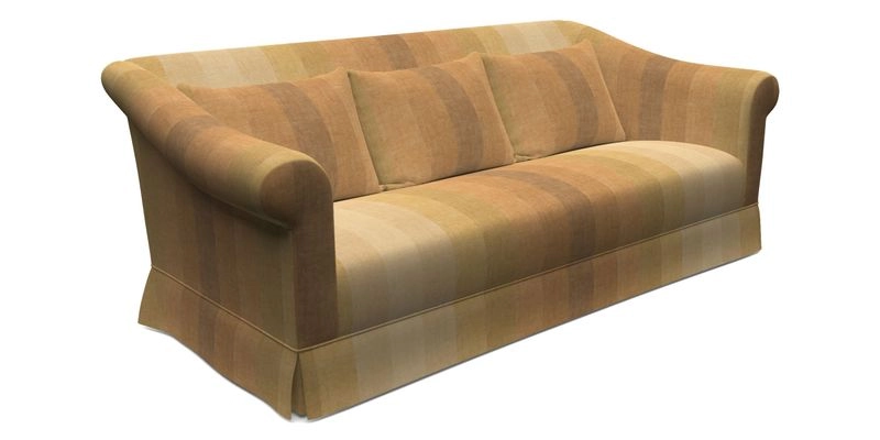 Turnberry 3 Seater Sofa in Sussex Stripe Cinnamon