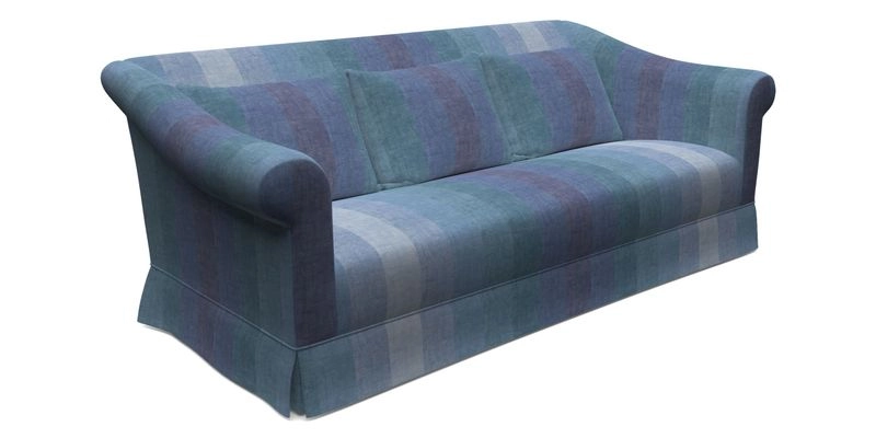 Turnberry 3 Seater Sofa in Sussex Stripe Cinnamon