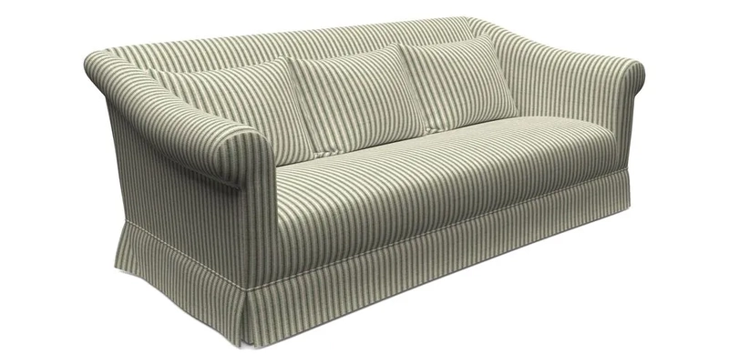 Turnberry 3 Seater Sofa in Sussex Stripe Cinnamon