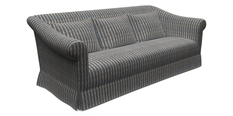 Turnberry 3 Seater Sofa in Sussex Stripe Cinnamon